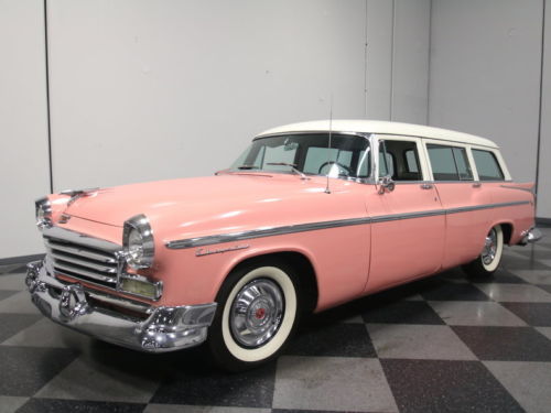 Poly In Pink: Are You Man Enough To Cruise This 1956 Chrysler Windsor Wagon?