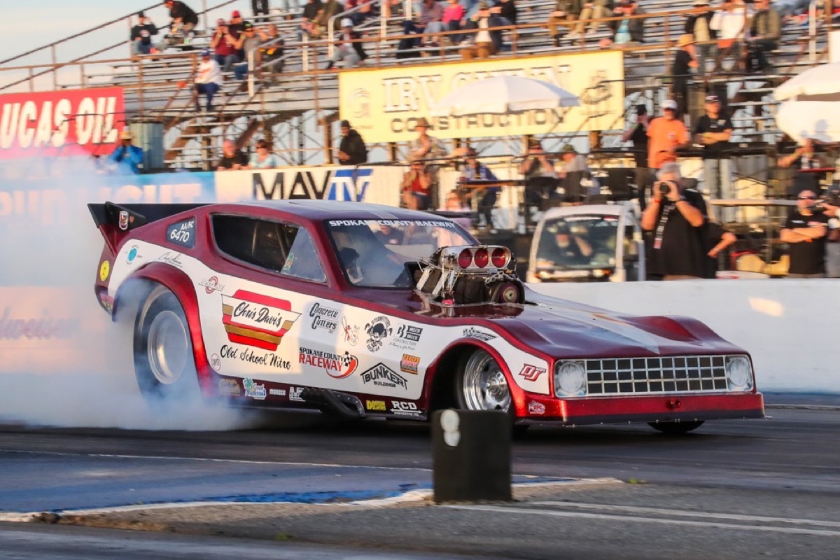 Funny Cars! The Plastic Fantastics In Action At The 2017 Good Vibrations March Meet!