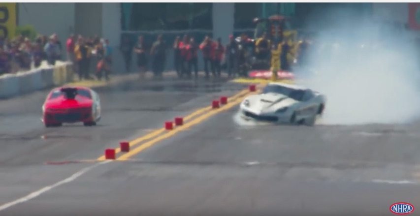 Watch The Really Close Call That Stevie Fast and Sidnei Frigo Had At The Gatornationals