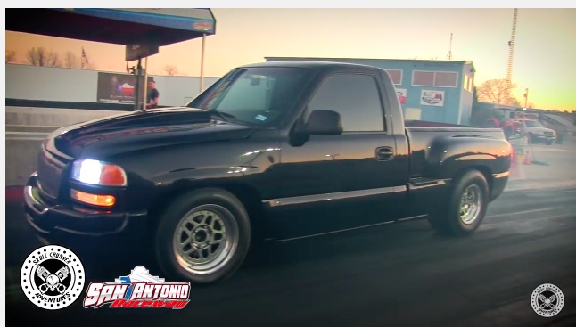 Watch This Turbocharged 427 LS Powered Drag Truck Shoot For And Score An 8-Second Pass