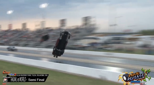 Watch Daniel Pharris Take Flight In Andrew Alepa’s Corvette At Tulsa Raceway Park!