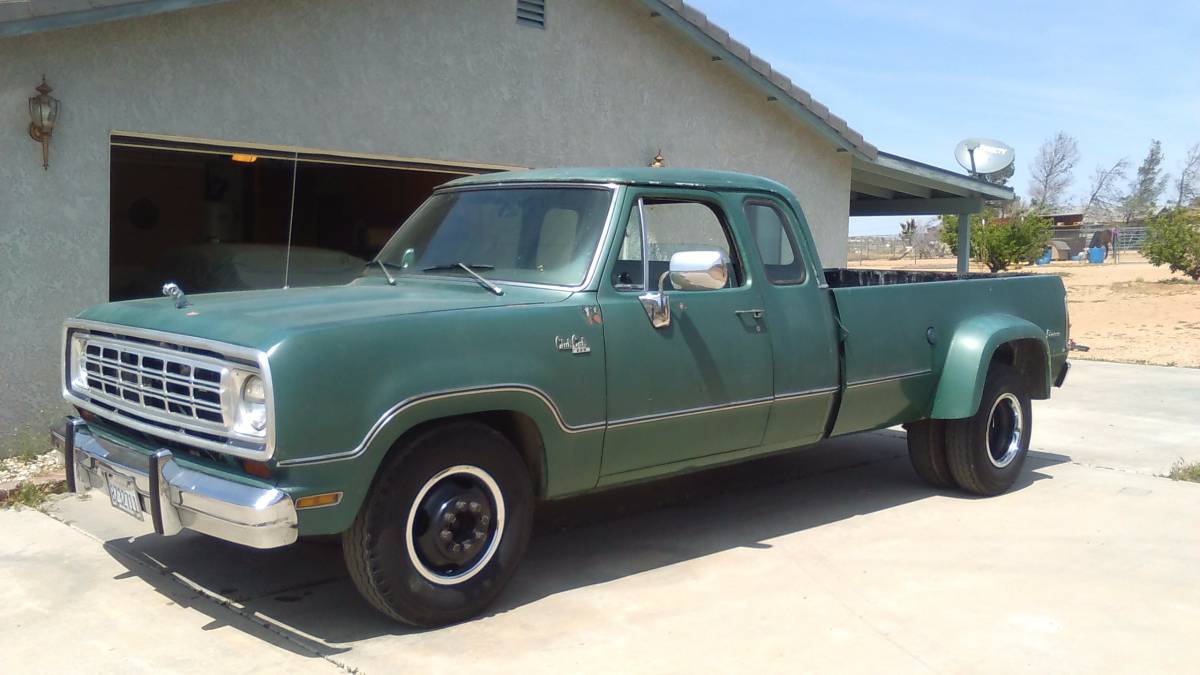 This 44k Mile 1974 Dodge Club Cab Dually Is The Perfect Pick For Wide Wednesday