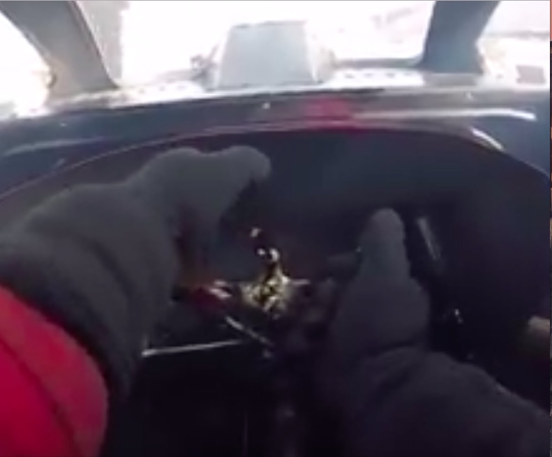 Ride On The Helmet Of Tony Pedregon As He Makes A Rip In Cruz’s Snap-On Funny Car