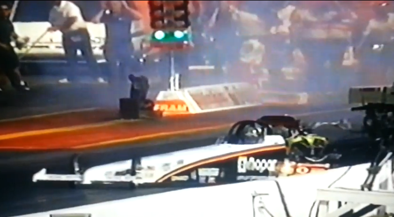 Watch The Rear Axle Get Ripped Out From Under A Top Fuel Dragster On The Launch! Old School Wild Footage