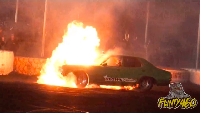 This Collection Of Australian Burnout Carnage Has It All: Fire, Wrecked Metal, And Dead Engines!
