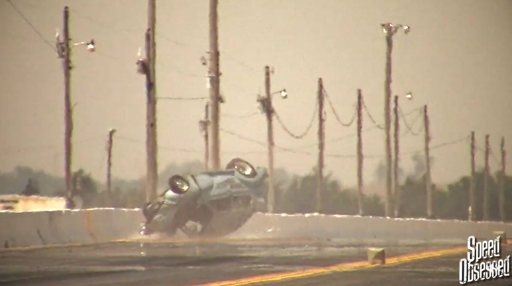 Carl Scott Flips His Car, Minor Insanity, At Kansas No Prep Race And Walks Away