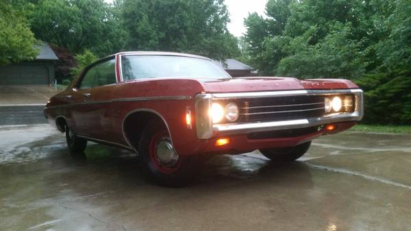 Rough Start: A 1969 Chevrolet Impala In Red, Ready To Move, With Factory Tachometer!