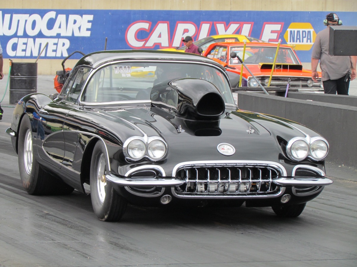 High Flying Stock and Super Stock Drag Racing Action From Maple Grove!