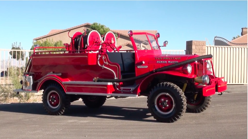 This 1951 Van Pelt Power Wagon Fire Truck Is One Of Five Ever Made And Totally Awesome