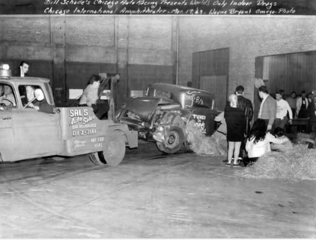 Cool Photo Compilation: Images From The Infamous 1963 Indoor Drag Races In Chicago – Cool History