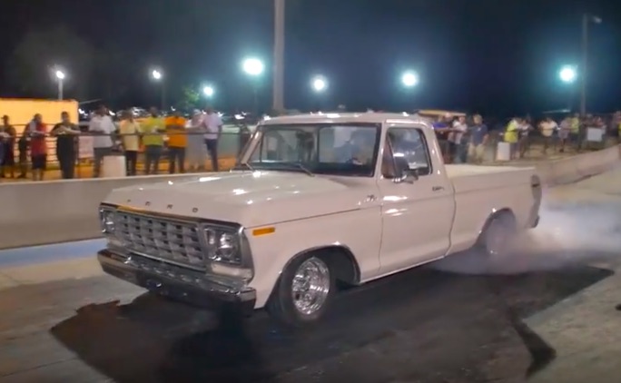 The Farmer’s Hobby: Watch This Ford Truck Get Down On The Strip In Georgia!