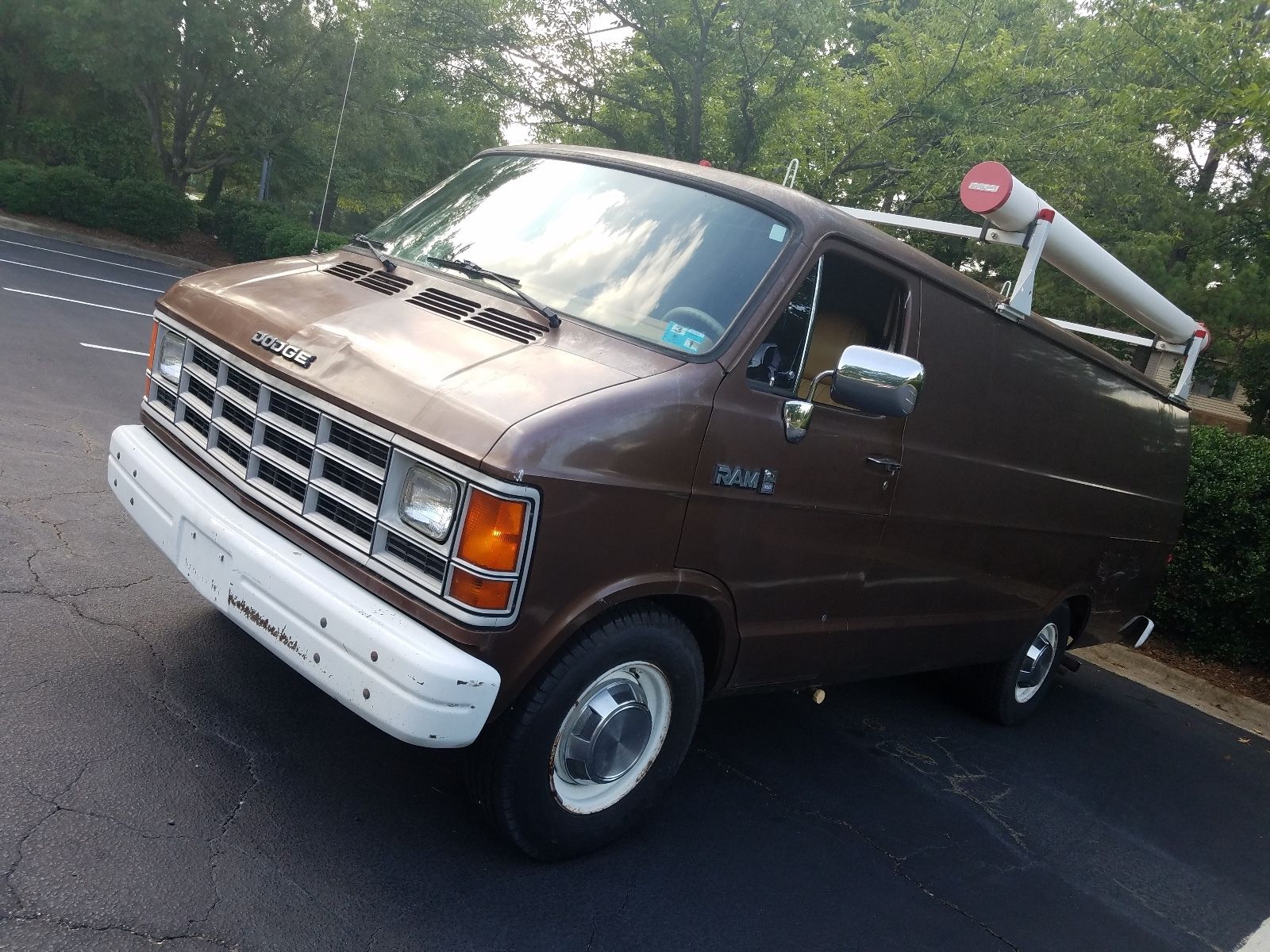 This Big Brown Dodge Ram 350 Van Was Originally A FBI Surveillance Van!