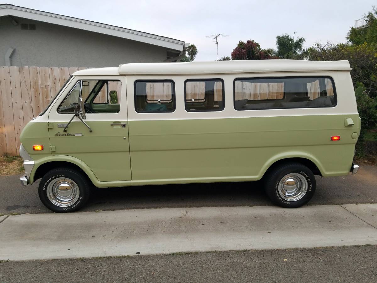 Bangshiftcom This Restored 1970 Ford Econoline Pop Top