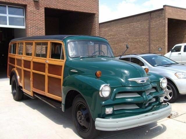 This Massive 1954 Chevy 4400 Woody Truck Is Claimed To Be One Of Two Ever Built!