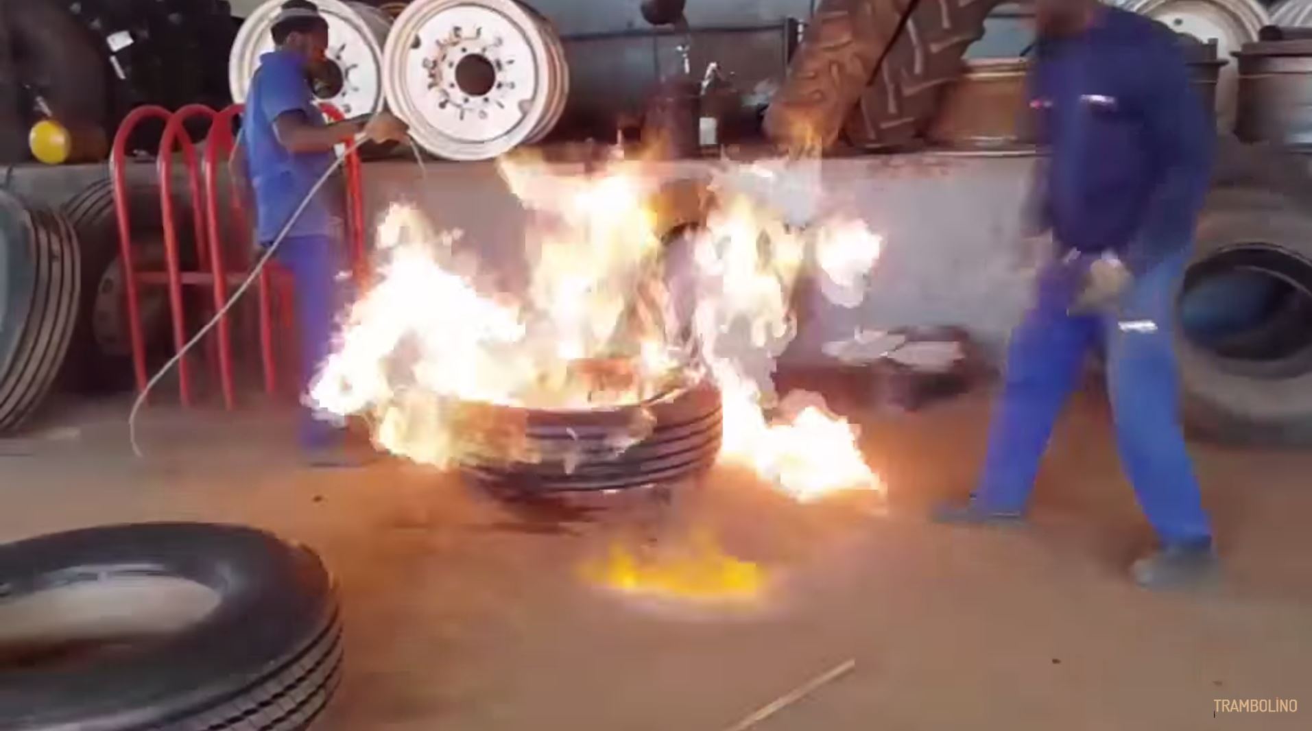 Ever Mounted A Tire Using Ether? Explosions, Danger, Possible Bodily Harm, And More!