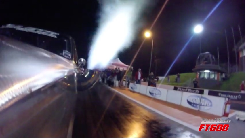 Watch The Gnarly Brazil Based Opala Metal Run 7.30/195mph – Turbo Inliner and a Stick!