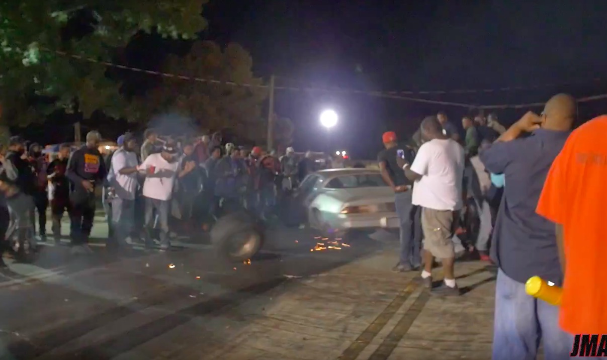 It’s OK Until It Isn’t – Watch This Grudge Camaro Nearly Wipe Out A Load Of People On The Starting Line