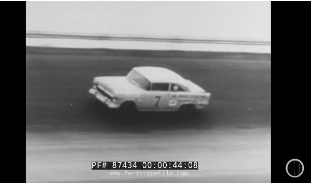 This 1956 Chevrolet NASCAR Promotional Film Rules – Daytona, Darlington, Dirt, and Asphalt