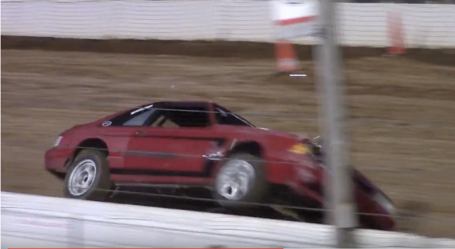 Slight Miscalculation: The Tough Truck Mustang Gets Friendly With The Wall At Buck Motorsports