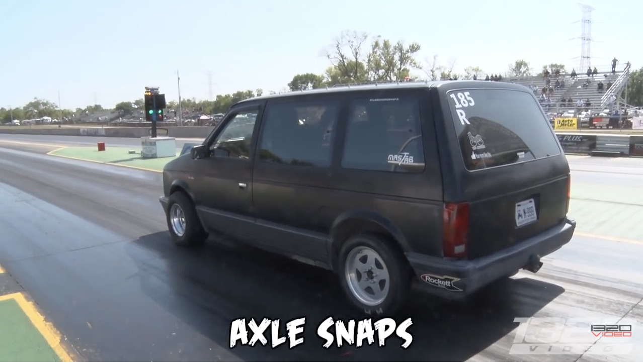 The Minivan: The Axle-Eating, Turbo-Popping Drag Week Bucket Of Fun!