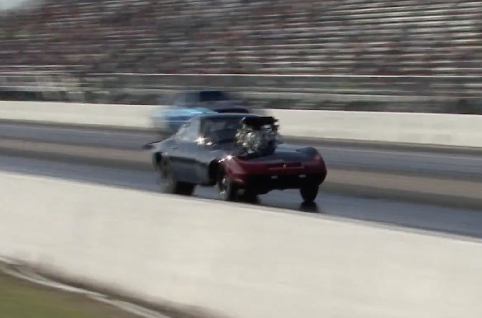 A Tiny Bit Of Violence: Troy Scott’s Opel GT Was Tearing It Up At The Throwdown In T-Town!