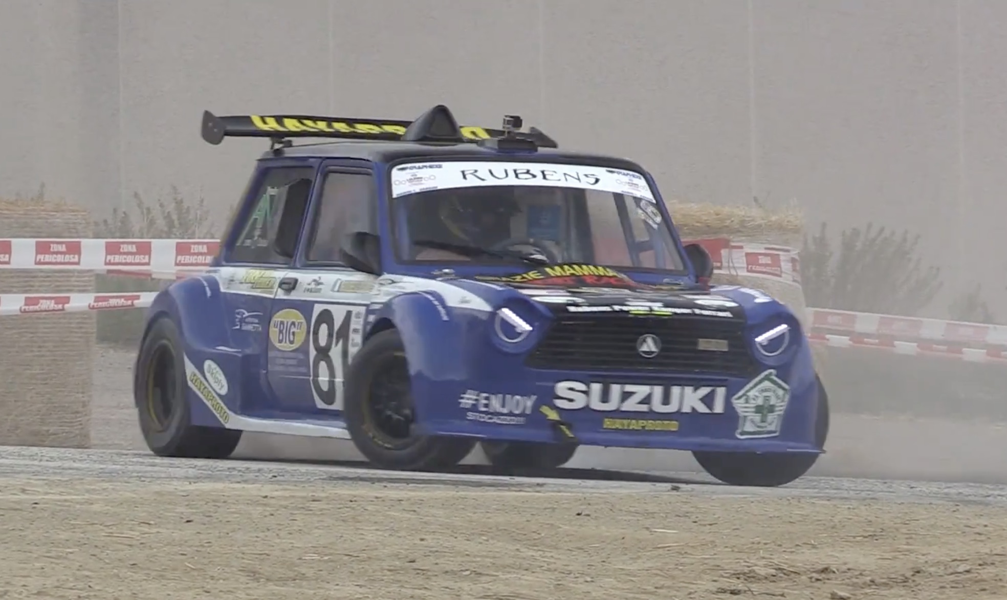 Morning Symphony: This Hayabusa-Powered Autobianchi A112 Is Making The Donuts At Maximum Volume!