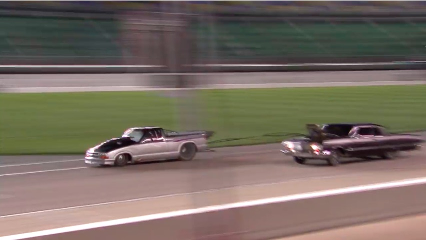 How’s That Smoked Gap Taste? Larry Larson And The S-10 From Hades Win While Smoking The Tires The Whole Way!