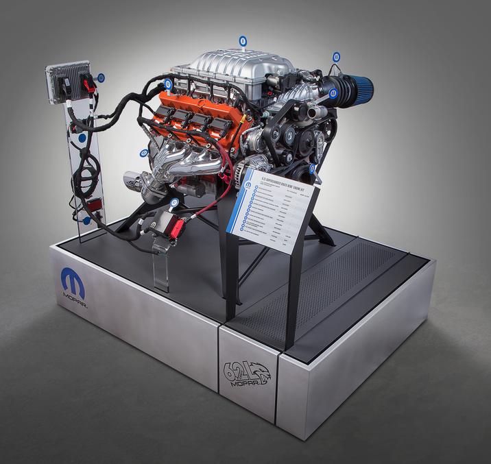 SEMA 2017 Coverage : Enter The Hellcrate! Mopar Releases Plug and Play Hellcat Crate Engine Package