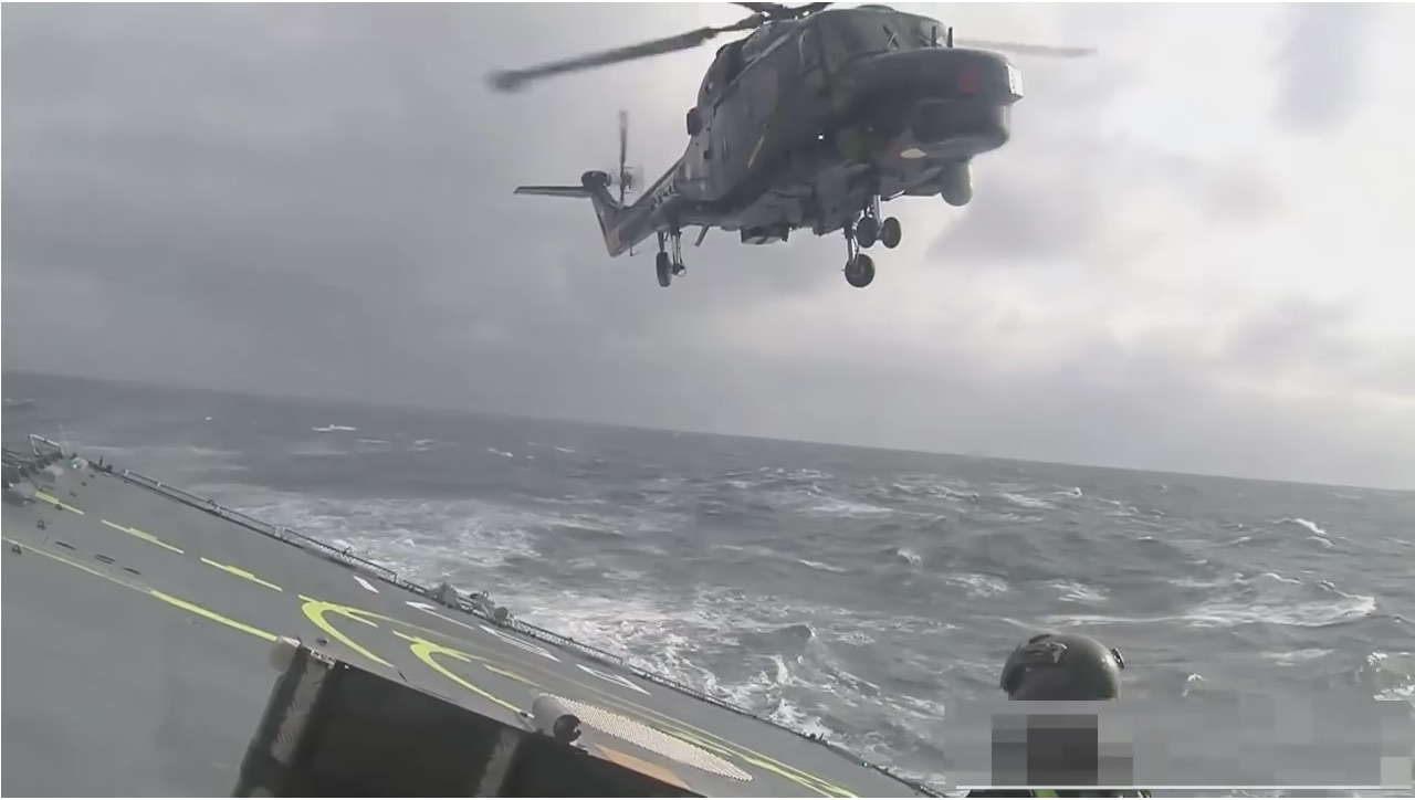 Clench-Worthy: Landing A Helicopter On A Ship In Rough Water Looks Absolutely Frightening