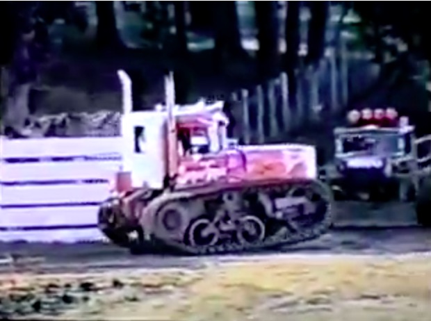 Track Freaks: Check Out This 1990 Video With A Mini-Van Tank and The Crazy Super Trax Peterbilt