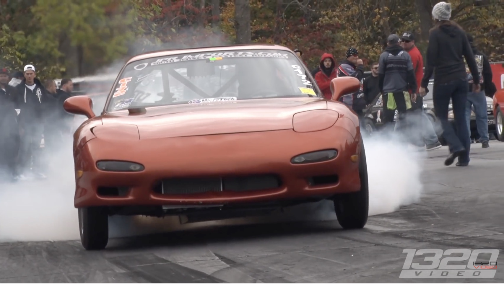 Raging Rotary: Watch As This Twin-Rotor Mazda RX-7 Balances Wheelspin And Grip On The Quarter Mile