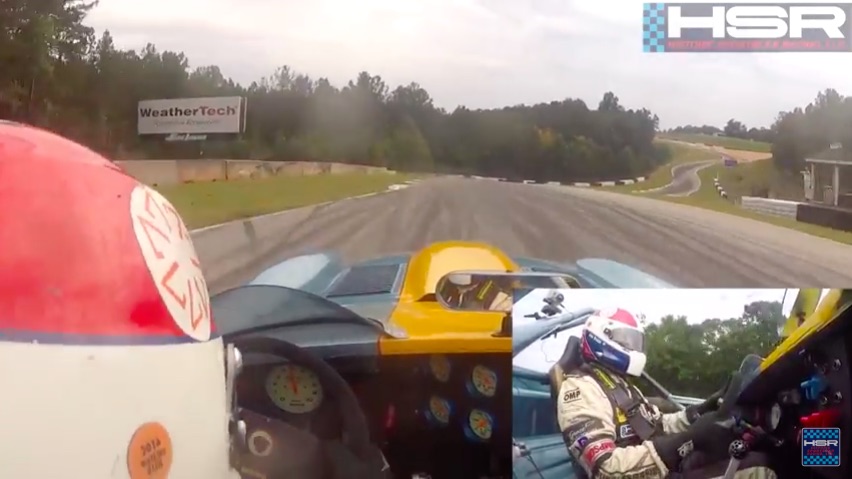 Ride With Jim Pace As He Hammers A 1963 Jaguar XKE Around Road Atlanta At Full Tilt