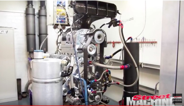 Watch This Big Block Chevy Make 1438hp and The Get Run Through The Burnout Simulation!