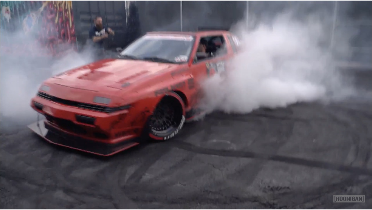 Conquestador: The Most Violent Chrysler Conquest We Know Of Visits The Hoonigan Shop!