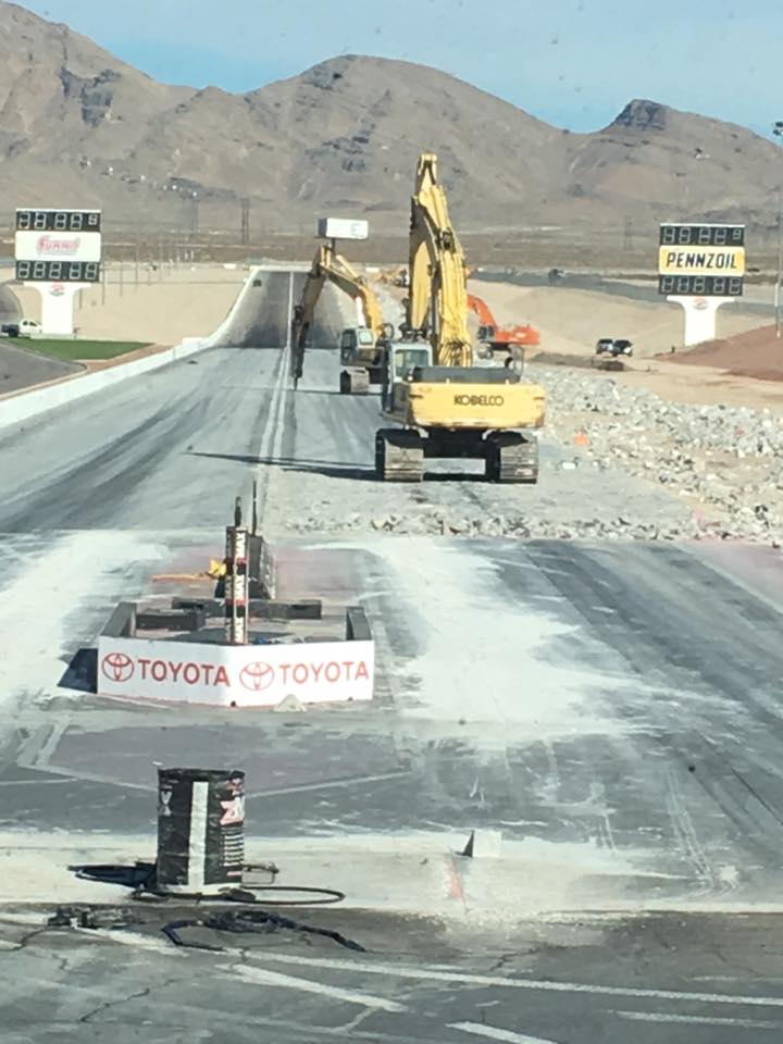 The Strip At Las Vegas Motor Speedway Is Going 4-Wide. Here’s The Progress So Far