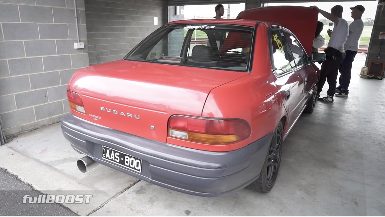 Morning Symphony: This Basic-Looking Subaru Impreza Revs Like A Sport Bike!