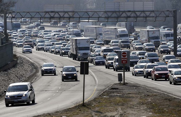 The Slowest Left-Lane Driver On The Busiest Road In North America, Busted: 25 Miles Per Hour!