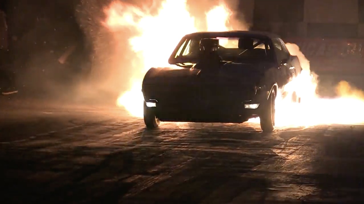 The Flaming Send-Off: This Firebird Roasts The Tires At Shakespeare County!