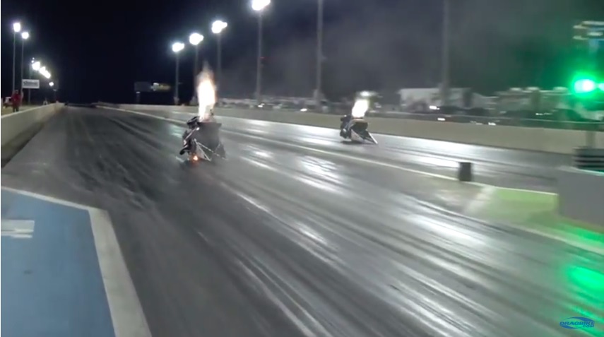 Watch Larry McBride Make The Quickest Top Fuel Drag Bike Run In History 5.611!