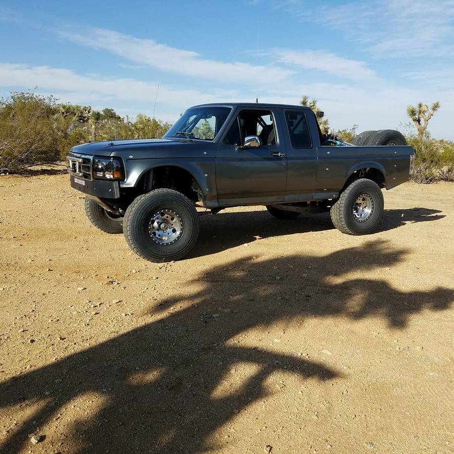 Bangshift Com This 1994 F 150 Is High Flying Pre Runner
