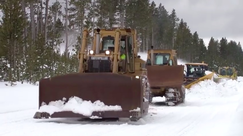 Best of 2019: Take A Glimpse Into The Work Of Yellowstone Snow Plowing Crews