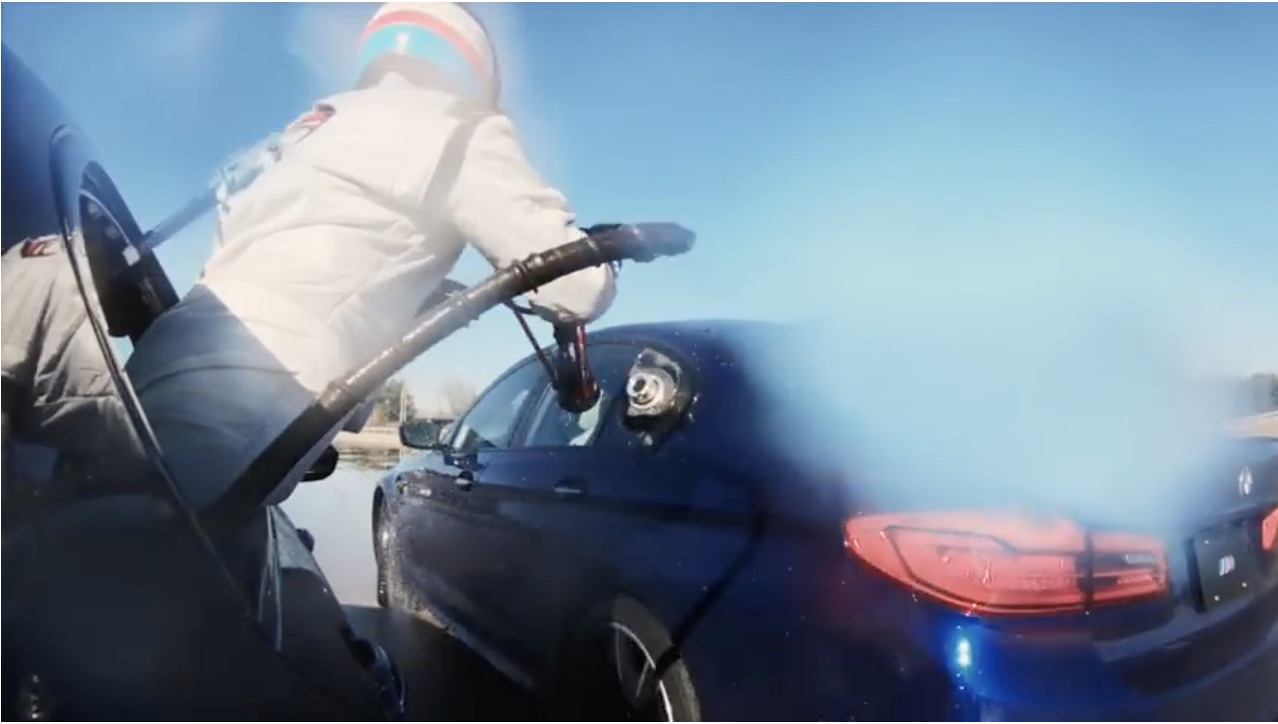 BMW Figured Out How to Refuel While Tandem Drifting