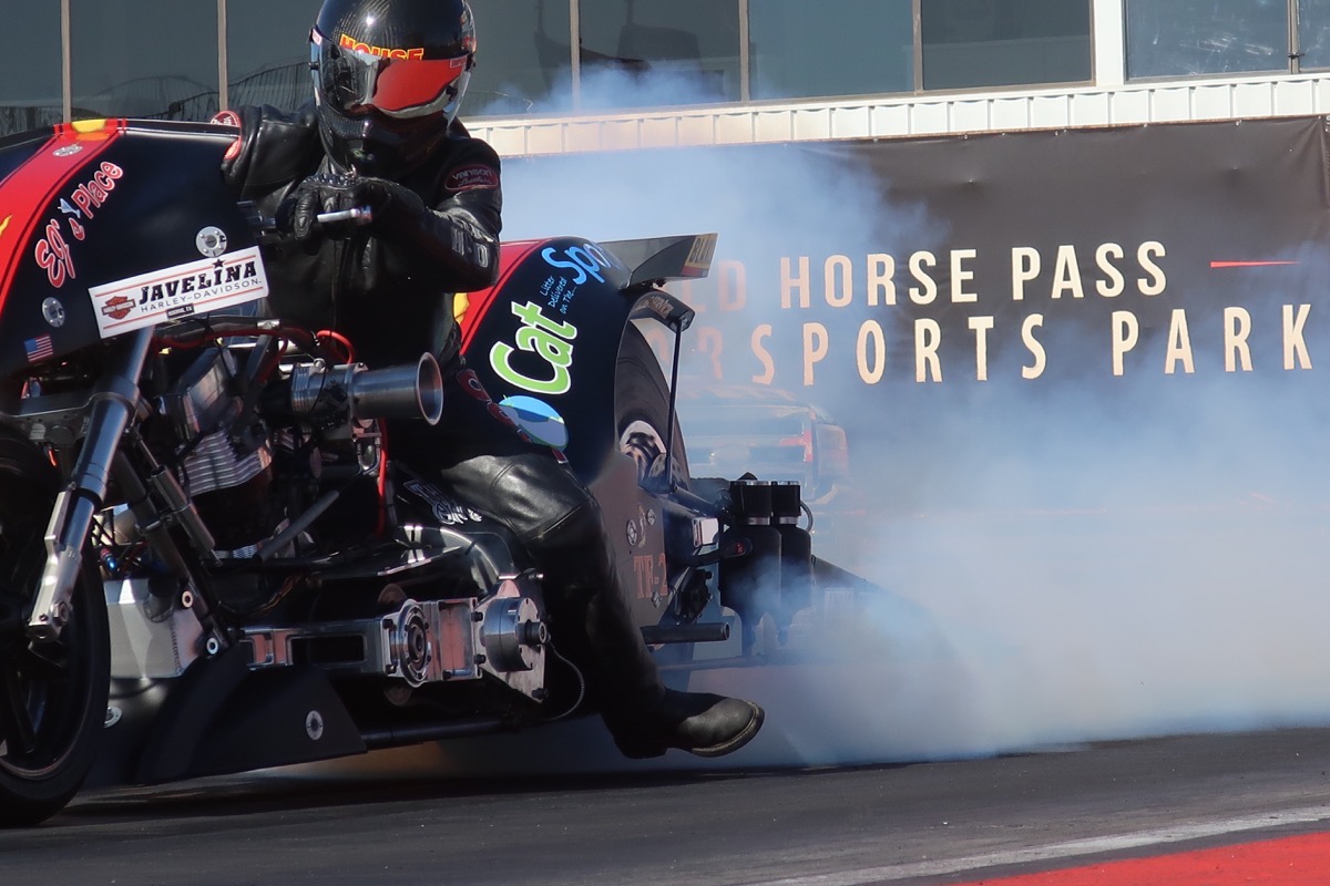 Drag Action Gallery: Nitro Harleys, Top Fuel, Alky Funny Cars, Injected Dragsters At NHRA 2018 Pre-Season Testing