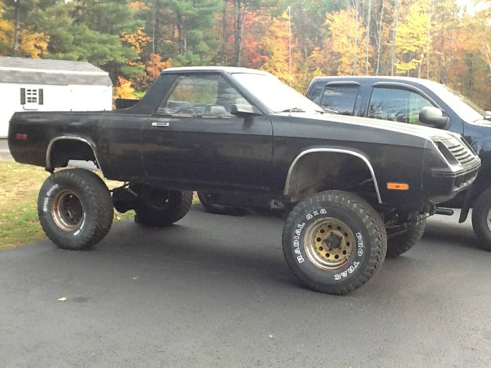 BangShift Question Of The Day: How Would You Finish Off This Jeep-Framed Dodge Rampage?