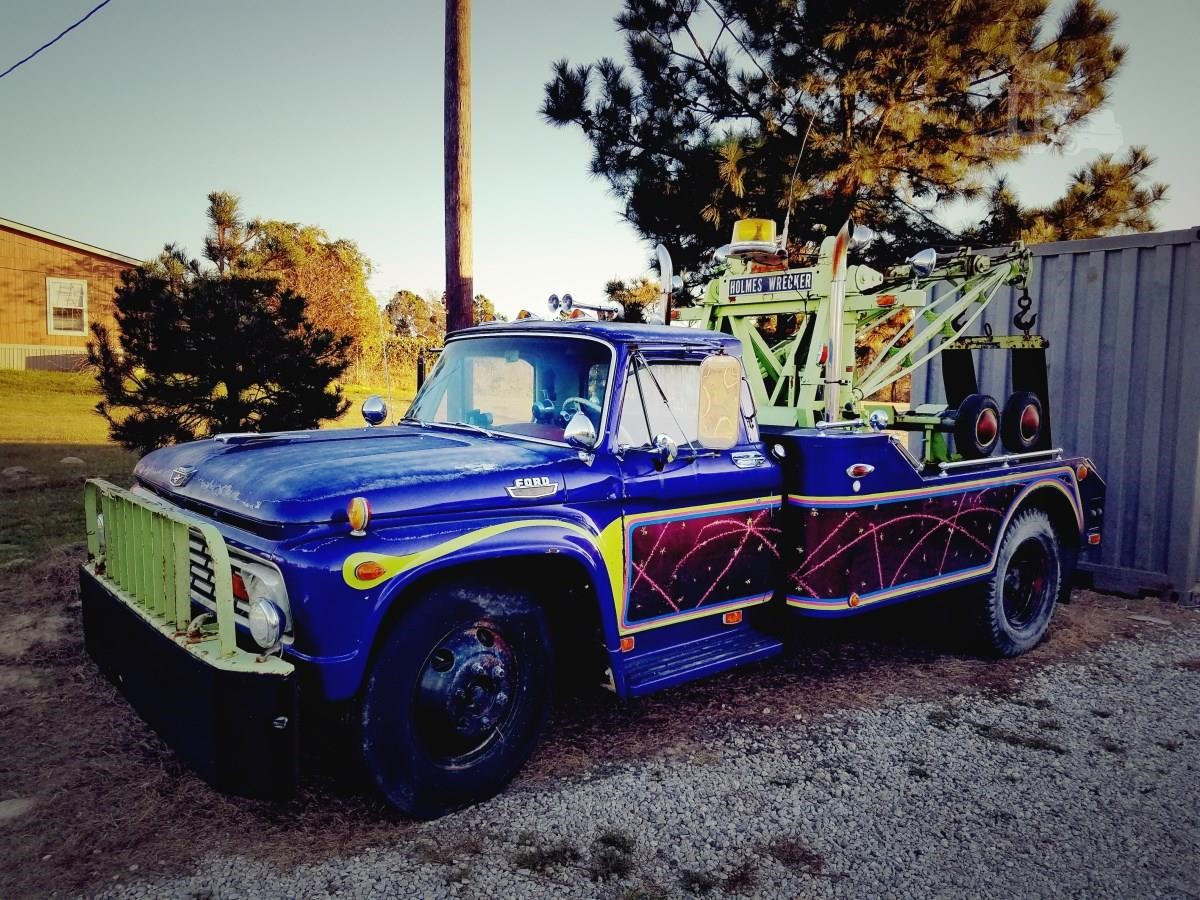 Bangshift Com 1963 Ford F600 Wrecker Is Cool