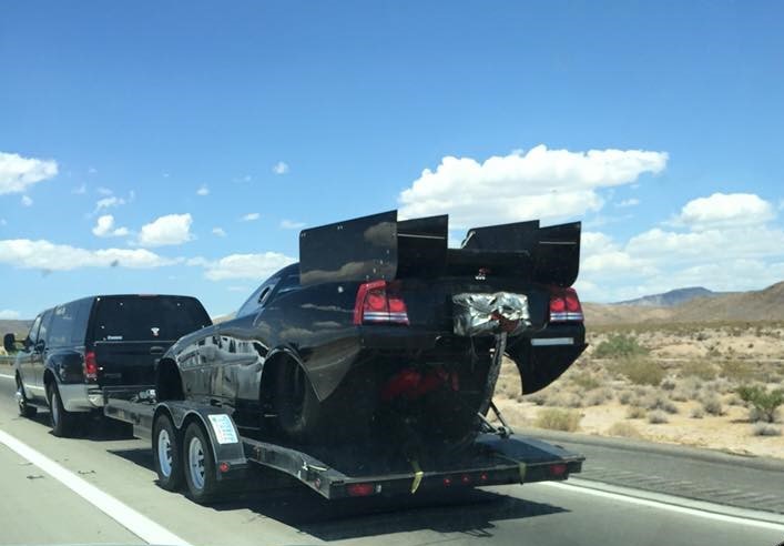 If Racing A Funny Car Required You To Haul It On An Open Trailer, Would You?