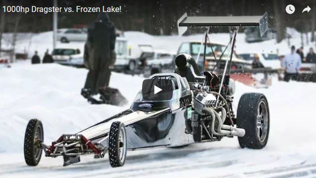 The Snow-Cone Machine: Watch What 1,000 Horsepower Does To A Frozen Lake!