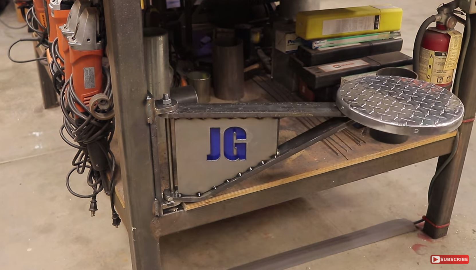 This Swiveling Welding Table Stool Might Be The Best Seating Option For Your Shop