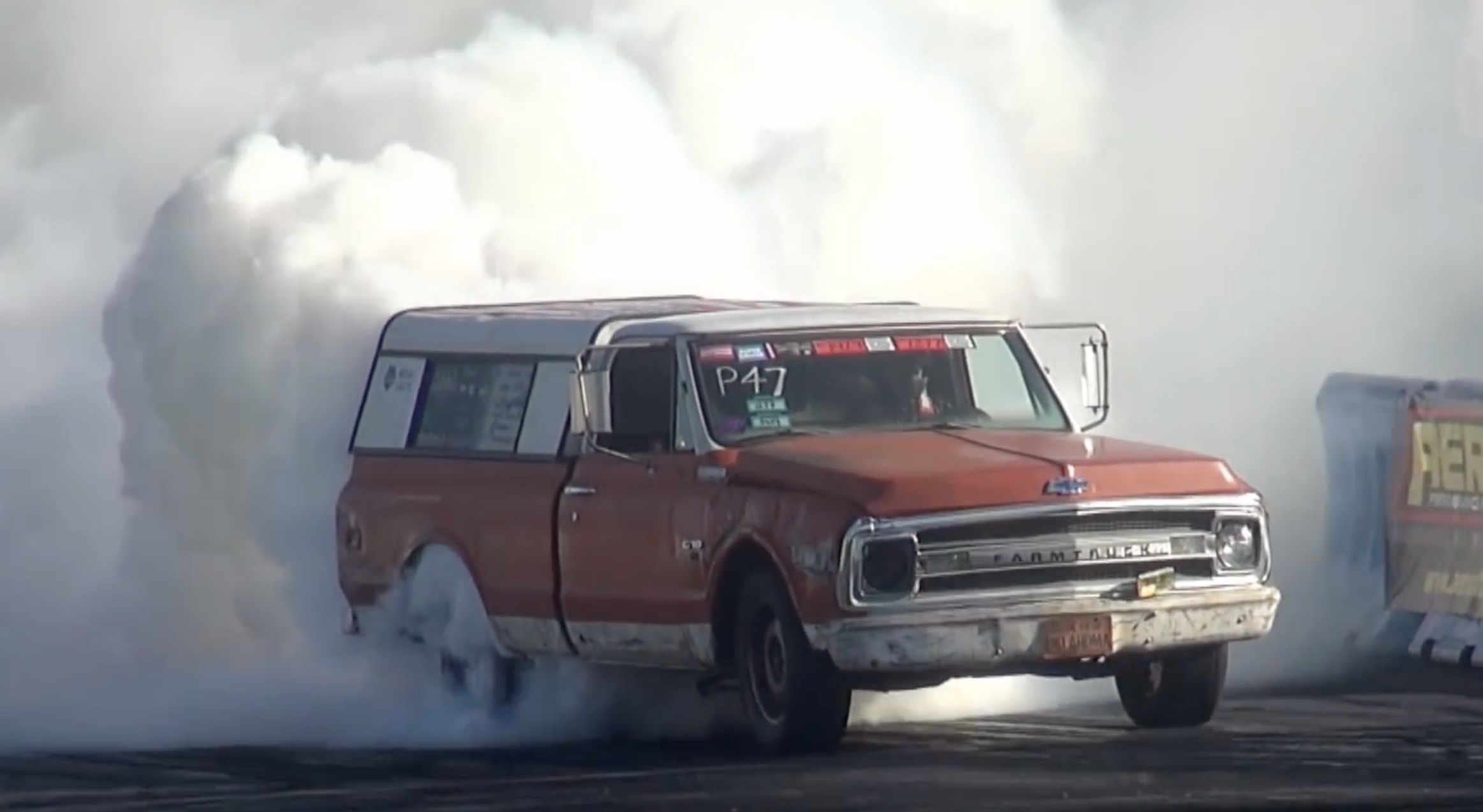 Farmtruck’s Down Under Wonder Is Back In Action! Watch As The Aussie-Built C10 Hits The Skidpad At Good FryDay!