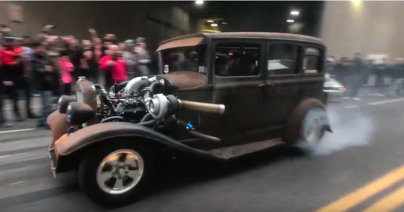 Not So Short, Really Sweet, and Totally Brutal: Watch The Dirty 30 Burn Tires In Downtown Buffalo Leaving The Autorama!